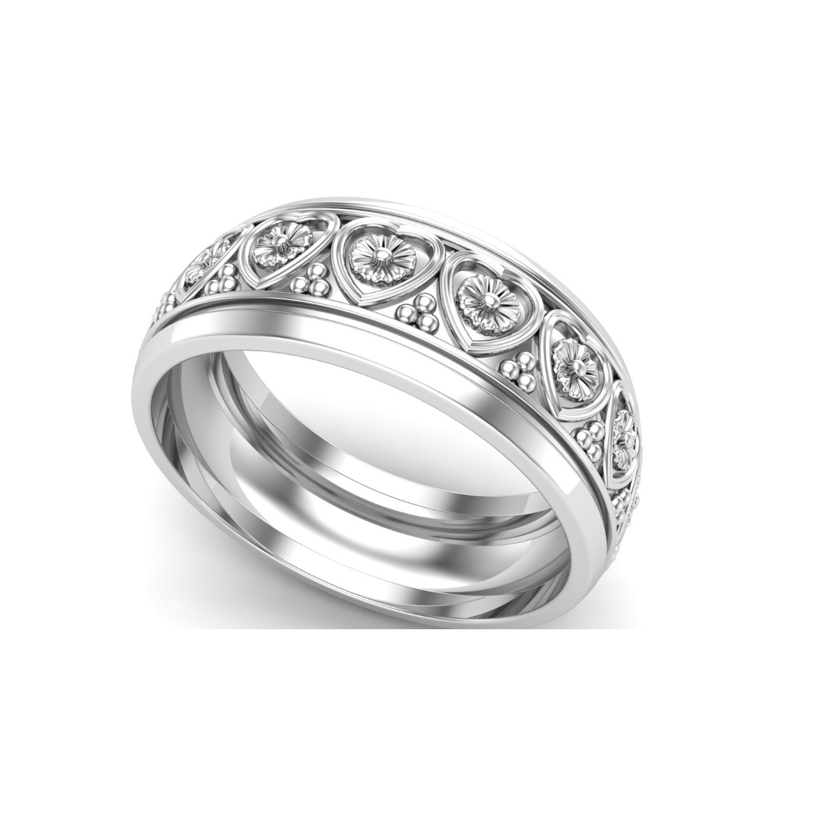 Bague anneau argent Joy